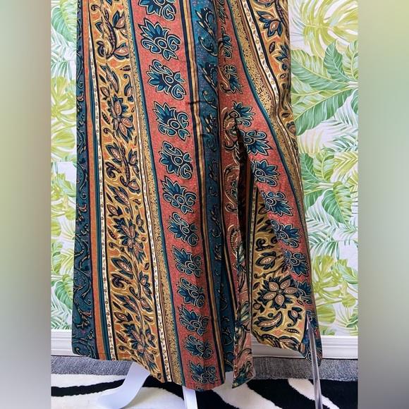 The Jβ Peterman Floral Maxi Dress 90s Style Mixed Print Sleeveless 100% Cotton - Picture 6 of 7